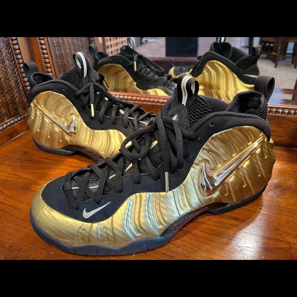 Nike Air Foamposite Pro Metallic Gold - Picture 1 of 10